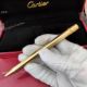 Yellow Gold Cartier Santos Ballpoint Pen Wholesale Cartier Pens (2)_th.jpg